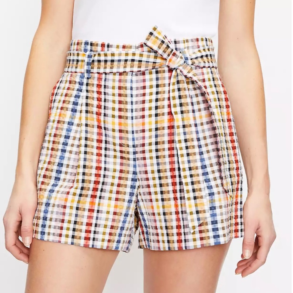 Loft Petite Paperbag Waist Shorts